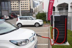 100kW DC fast charger at KME HQ-1