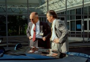 Patrick le Quement a Raymond H Levy pri koncepte laguna 1990