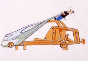 povodna karikatura - alebo ako sa vytvaral dizajn auta