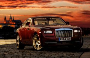 Rolls-Royce showroom v Prahe