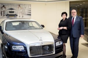 Rolls-Royce showroom v Prahe