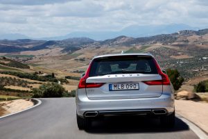 New Volvo V90 location driving