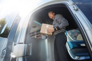 Mercedes-Benz Vision Van – Exterior, Parcel Delivery