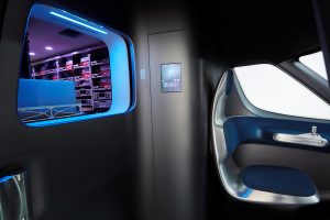 Mercedes-Benz Vision Van – Interior, Package dispenser